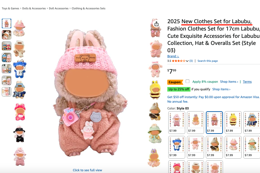 或索赔近亿元！LABUBU起诉大批中国卖家