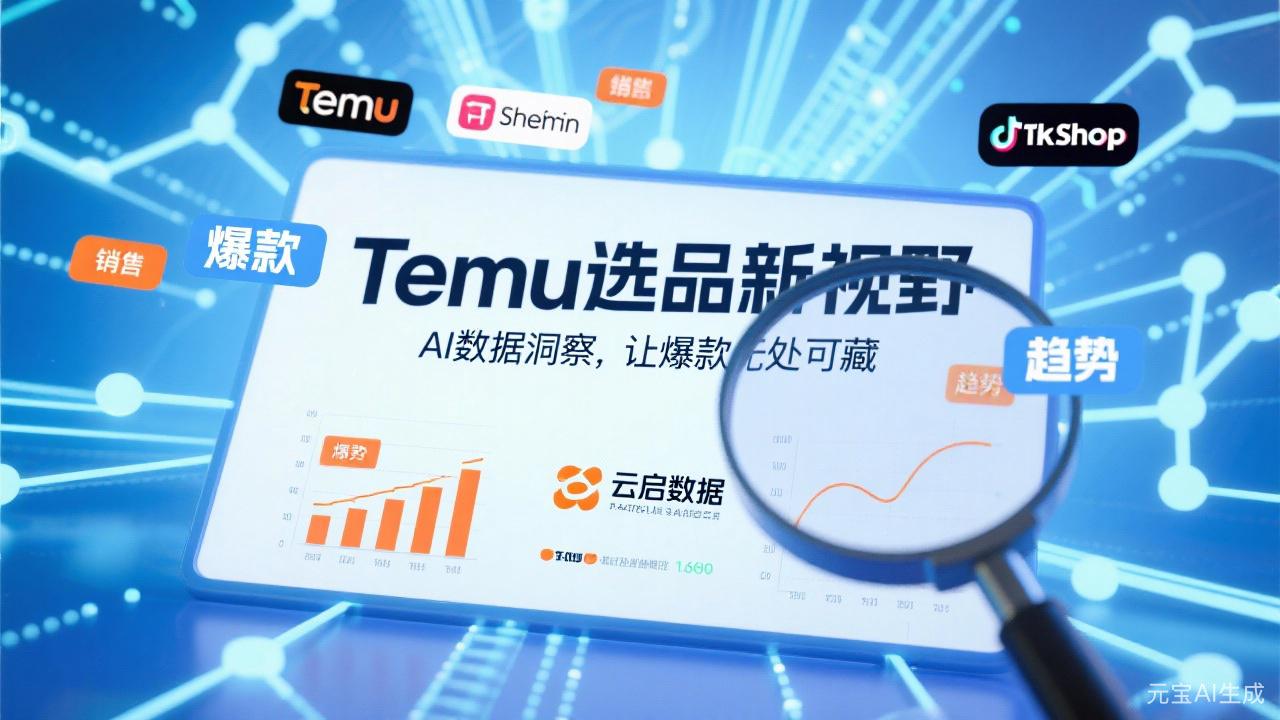 让Temu选品“稳准狠”：上线即爆单！他们靠的不是直觉，是这款数据透视镜