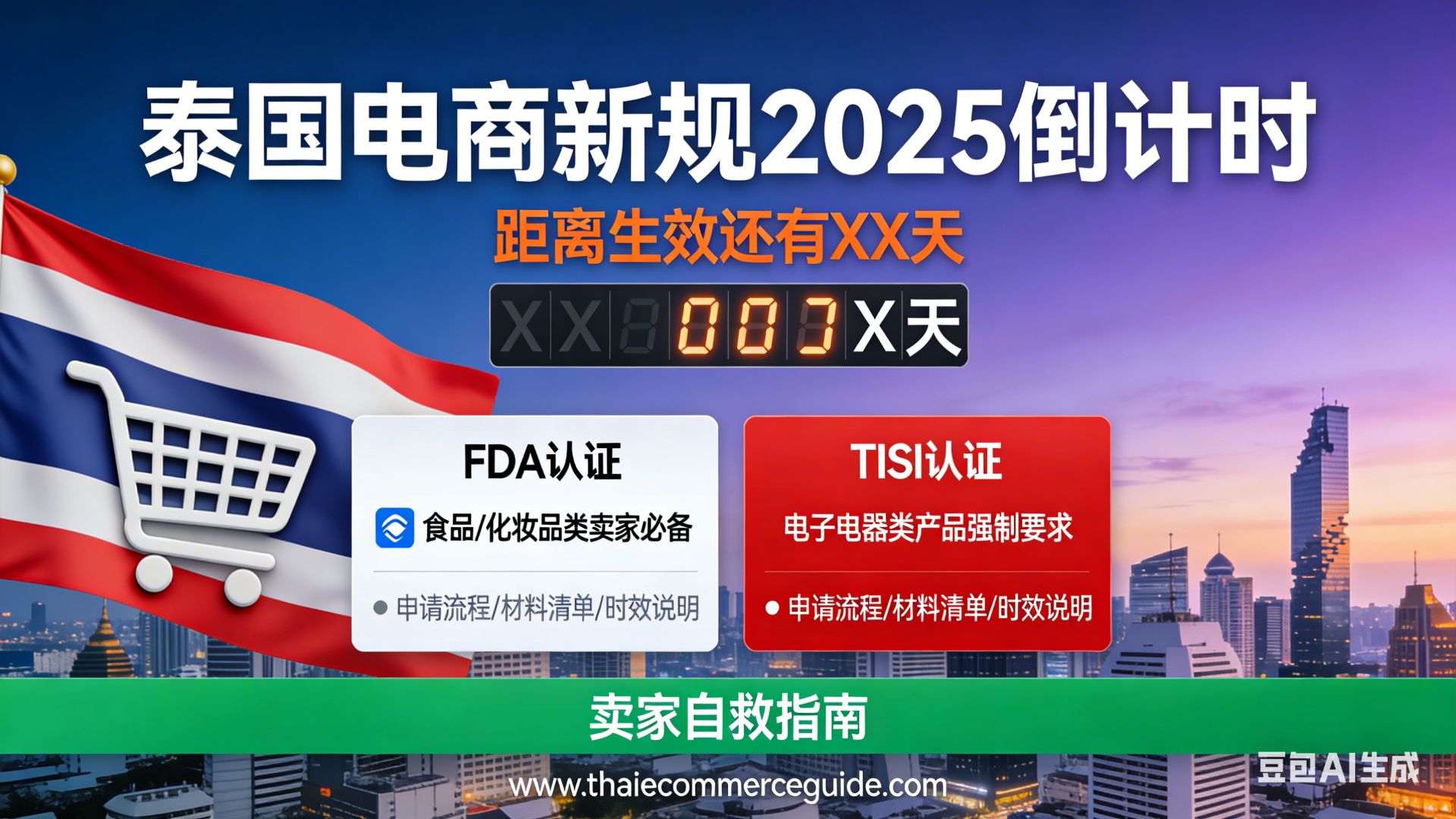 泰国电商大地震！2025年底新规倒计时，卖保健品、化妆品、电器的卖家如何绝地求生？