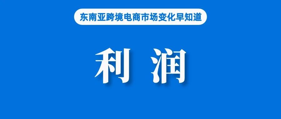 东南亚电商卖家的净利润，还有10%吗？